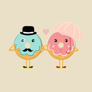 Mr. and Mrs. Donut T-Shirt