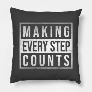 Making every motivational step matter Pillow