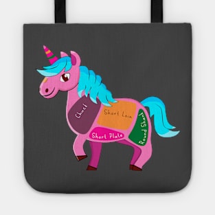 Unicorn meat diagram Tote