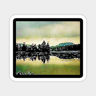 Adirondack Mountain View Magnet