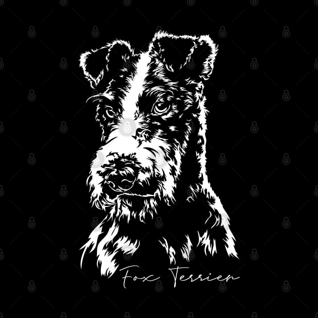 Fox Terrier dog Portrait by wilsigns