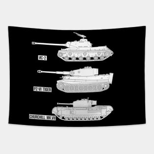 Heavy tanks of the Second World War Tapestry