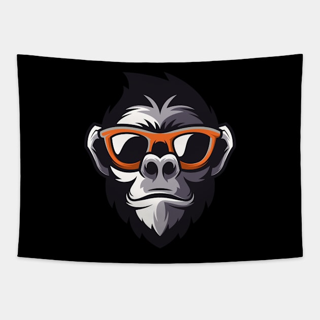 Monkey Face Tapestry by TambuStore