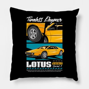 1976 Lotus Series 1 Sport Car Pillow