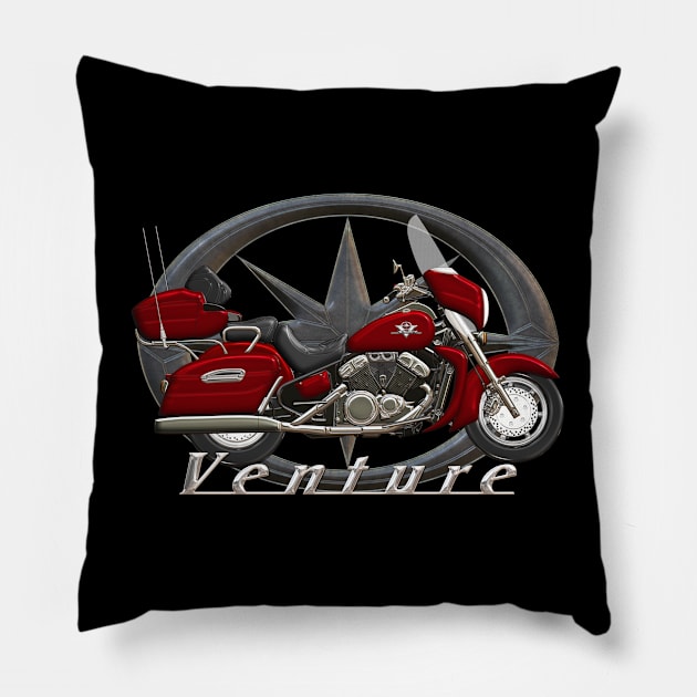 Venture XVZ 1300 Red Star Pillow by Wile Beck