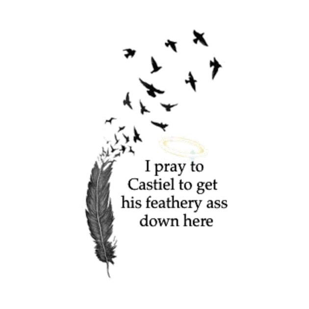 I pray to Castiel by booyabear