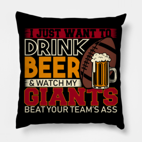 New York Giants Gift Pillows Teepublic