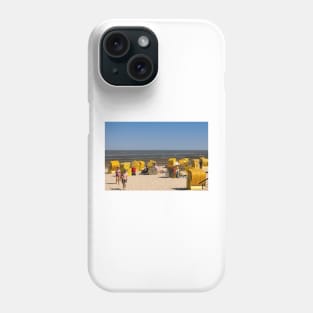 Cuxhaven Beach at Low Tide - North Sea Phone Case