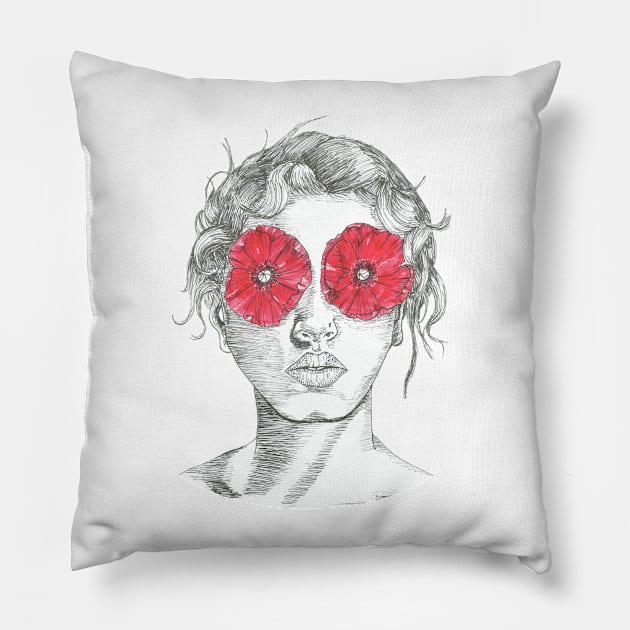 Poppy-eyed Pillow by Créa'RiBo