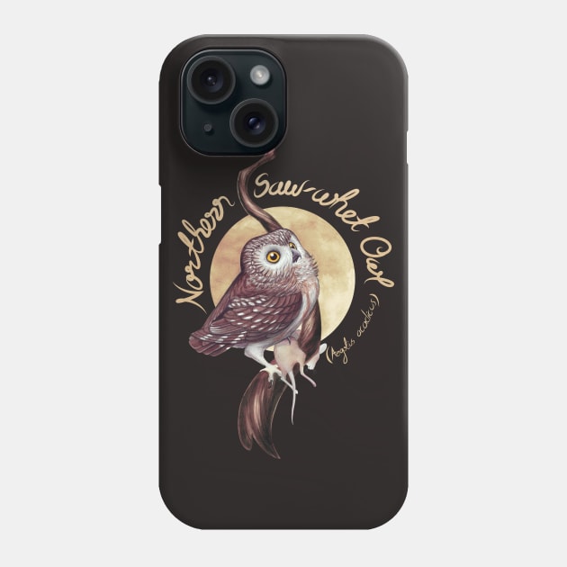 Northern Saw-whet Owl Phone Case by JadaFitch