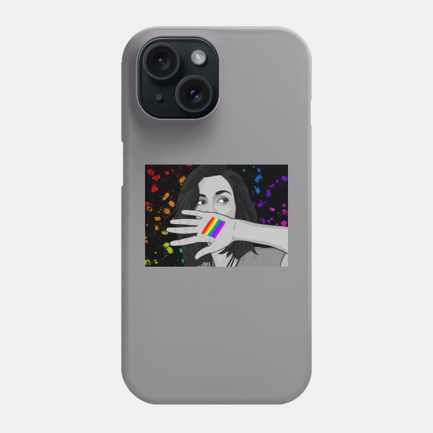 Kat Barrell Pride Phone Case by sapb-artwork