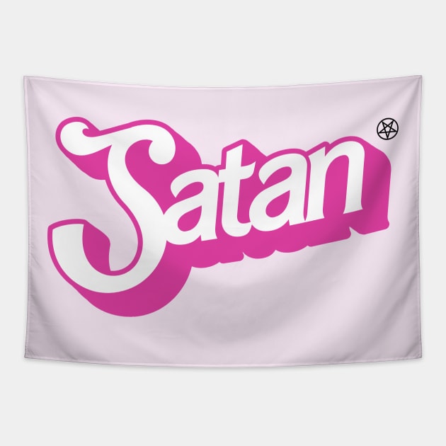 Satan Tapestry by darklordpug