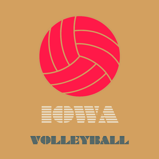 Iowa Volleyball by Grigory