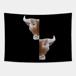 half cow Tapestry