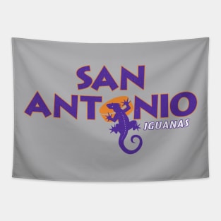 Vintage San Antonio Iguanas Hockey Tapestry