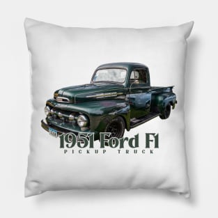 1951 Ford F1 Pickup Truck Pillow