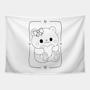 Color Your Own - Bear Tapestry