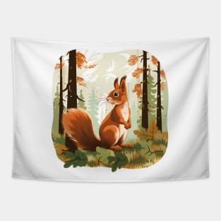 Squirrel Whisperer Tapestry