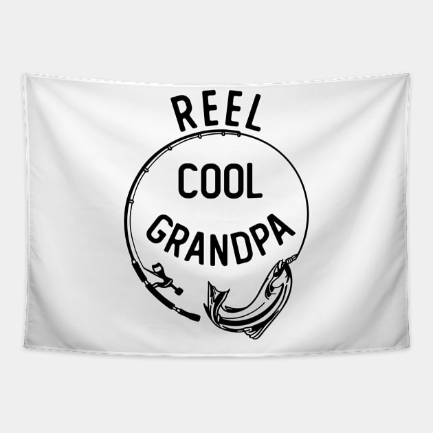 Reel Cool Grandpa Tapestry by Pistacchio Gift