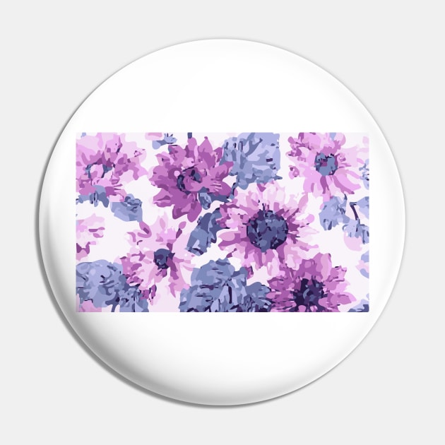 Painted Flower Pin by jrepkin