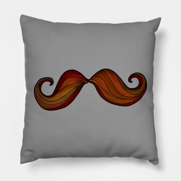 Moustache Pillow by ogfx