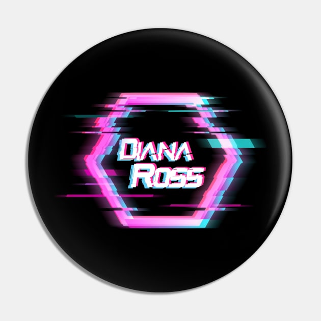 Glitch aesthetic | Exclusive - Diana Ross Pin by PREMAN PENSIUN PROJECT