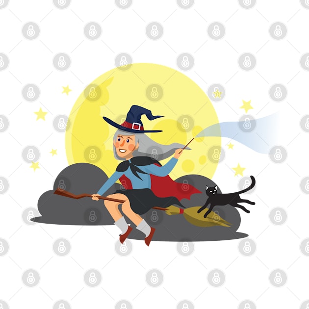 Halloween Witch by Mako Design 