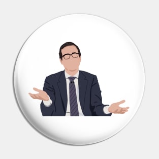 John Oliver at his iconic desk Pin