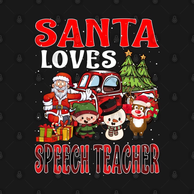 Santa Loves Speech Teacher by intelus