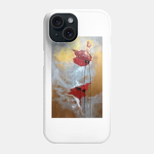 Twin Flames of Passion Phone Case by artdesrapides