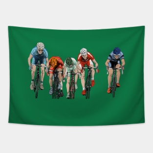 Racing bike race Tapestry