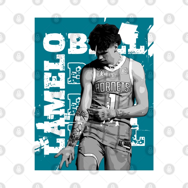 LaMelo Ball Basketball by Playful Creatives