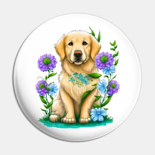 golden retriever dog lover Pin