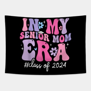 In My Senior Mom Era Class of 2024 Groovy Senior Mom 2024 Tapestry