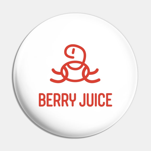 Berry Juice Red Pin by JoshuaGroomDesigns