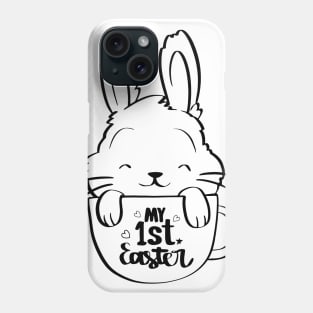 Funny and Cute  Rabbit ,happy Easter cartoon, Cartoon style Phone Case