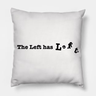 the left has left Pillow