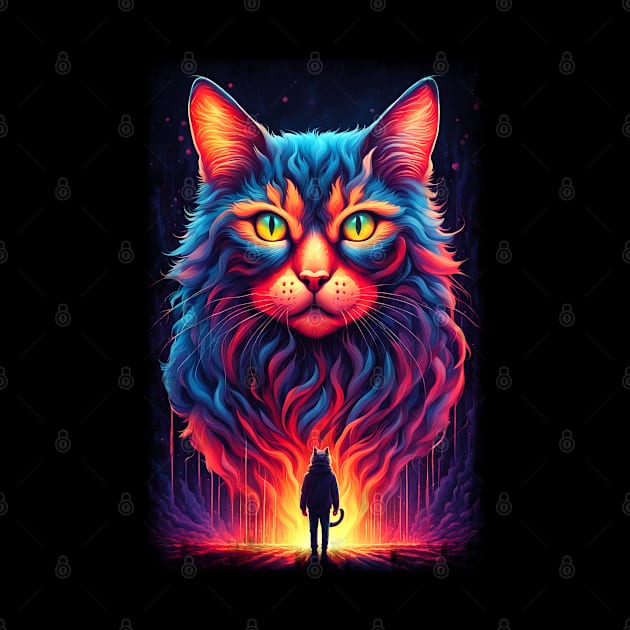 Neon Cat 20 by KawaiiDread