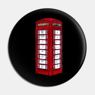 English phone box Pin