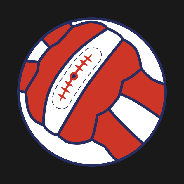 Atletico Vintage Football by TRNCreative