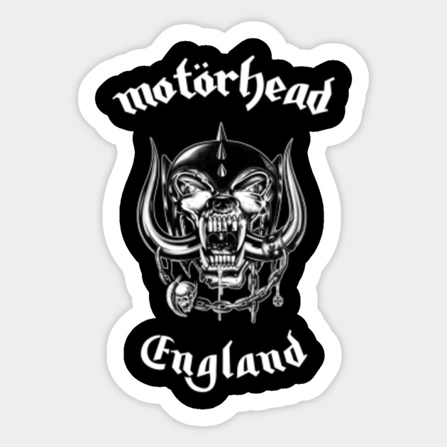 Motorhead Motor Head England Sticker Teepublic