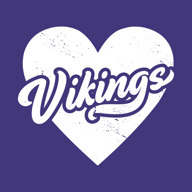 Vintage Vikings School Spirit // High School Football Mascot // Go Vikings by SLAG_Creative