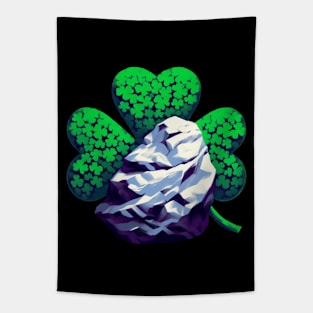 Shamrock And Rock Saint Patricks Day Tapestry