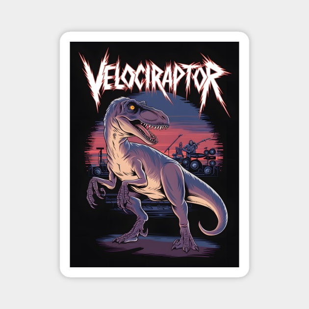 Velociraptor Magnet by animegirlnft
