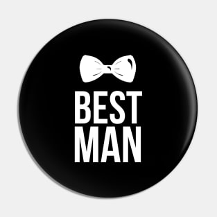 Best Man Bachelor Party Wedding Groom Pin