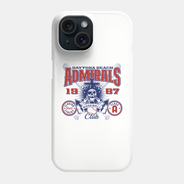 Daytona Beach Admirals Phone Case by MindsparkCreative