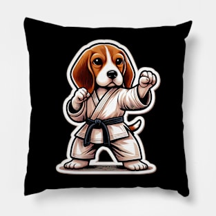 Beagle karate Pillow