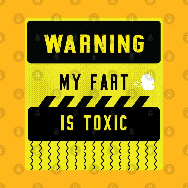 funny warning label sign about fart by ArticArtac