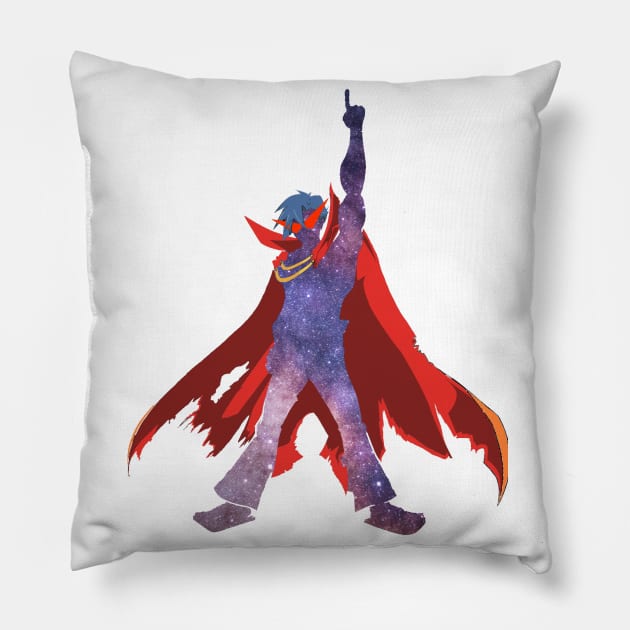 Kamina Gurren Lagann Pillow by Amerch