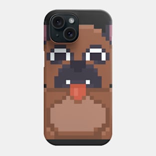 Pixel Puppy Pug Phone Case